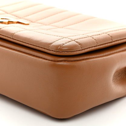 Burberry Lambskin Quilted Small Lola Bag Maple Brown 10 of 10