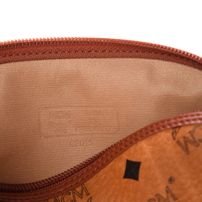 MCM Visetos Cosmetic Pouch Cognac 6 of 8