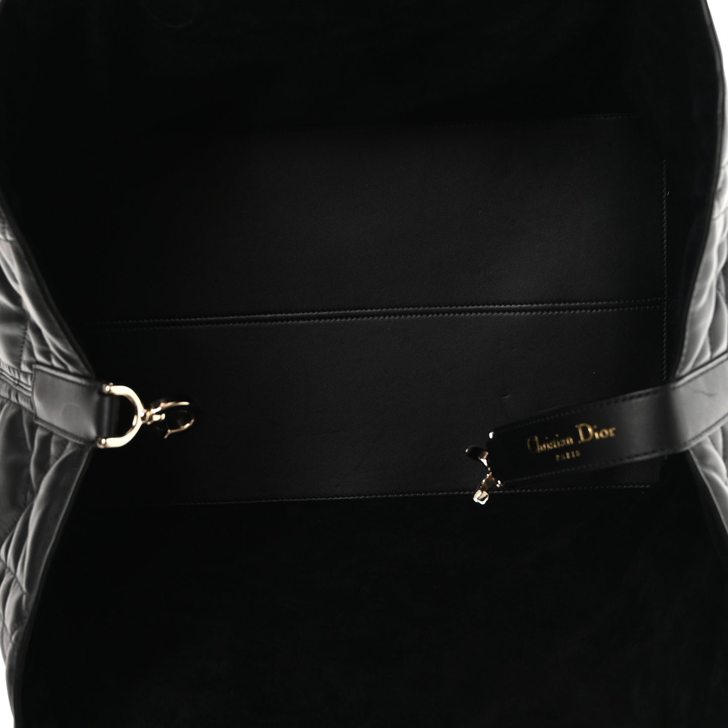 Calfskin Macrocannage Large Toujours Black