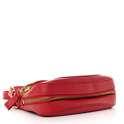 Tom Ford Calfskin Medium Jennifer Crossbody Flame Red 4 of 14