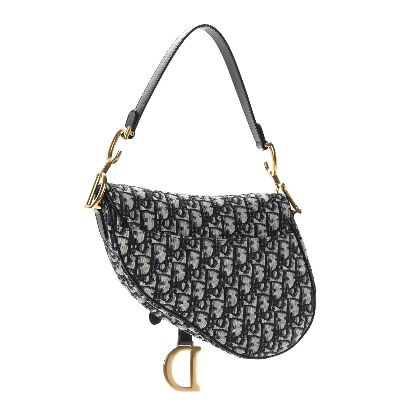 Oblique Saddle Bag Blue