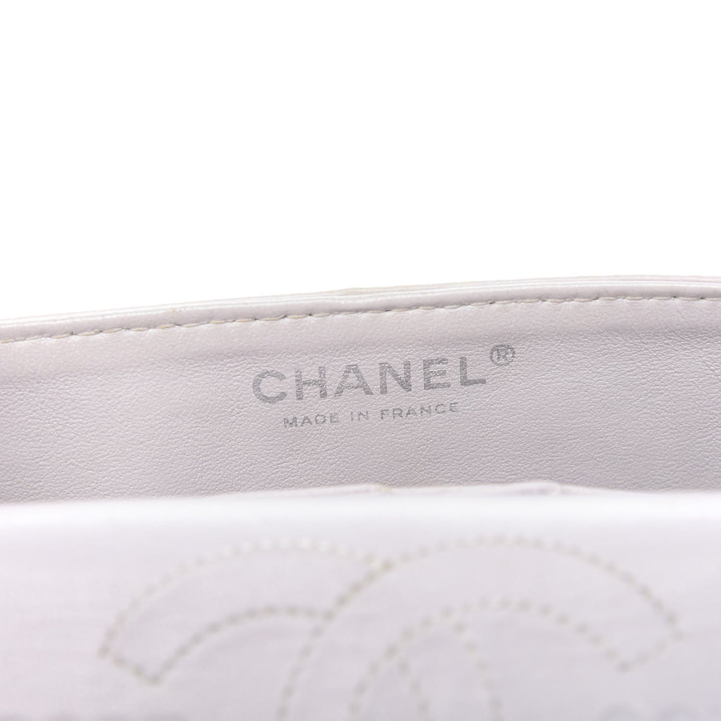 Aged Calfskin 50th Anniversary 2.55 Reissue 224 Flap White