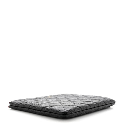 Chanel Caviar Quilted Medium Cosmetic Case Black 4 of 8