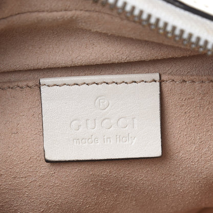 Gucci Calfskin Matelasse Mini GG Marmont Chain Shoulder Bag White 6 of 16
