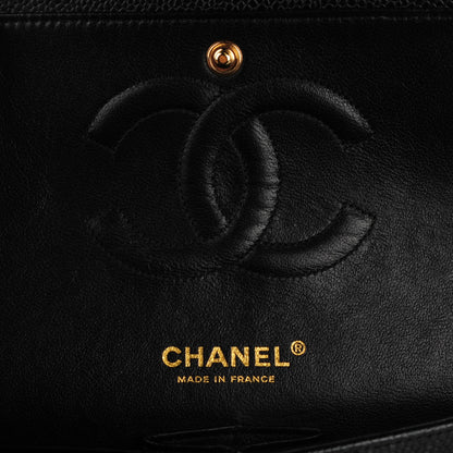 Chanel Caviar Quilted Medium Double Flap Black 6 of 8