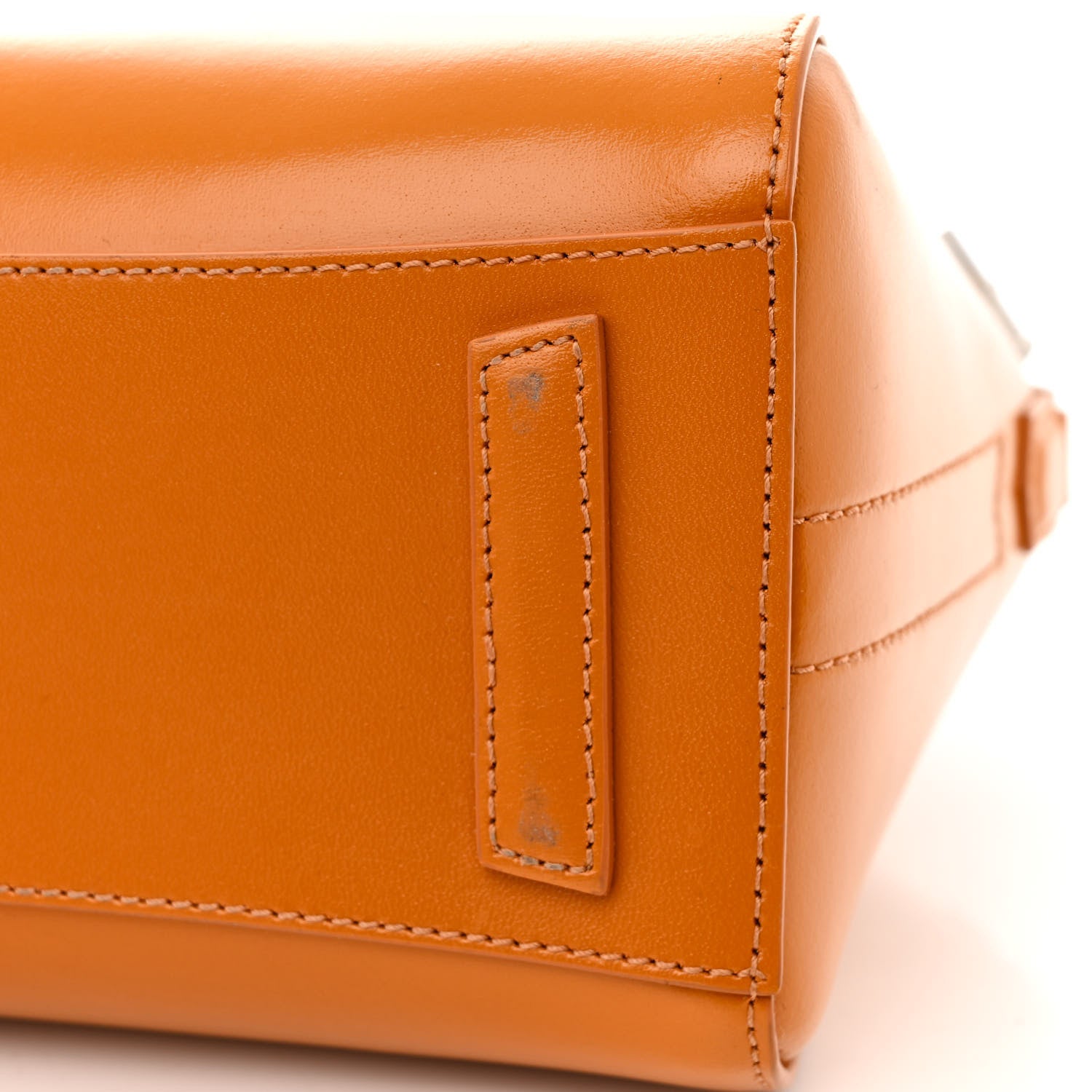 Givenchy Shiny Lord Calfskin Mini Antigona Pumpkin 19 of 27