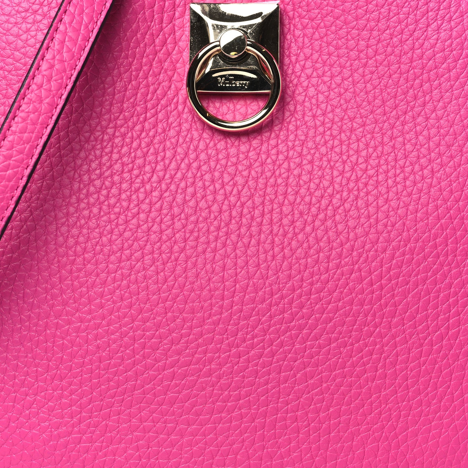 Mulberry Heavy Grain Mini Iris Hobo Pink 7 of 9