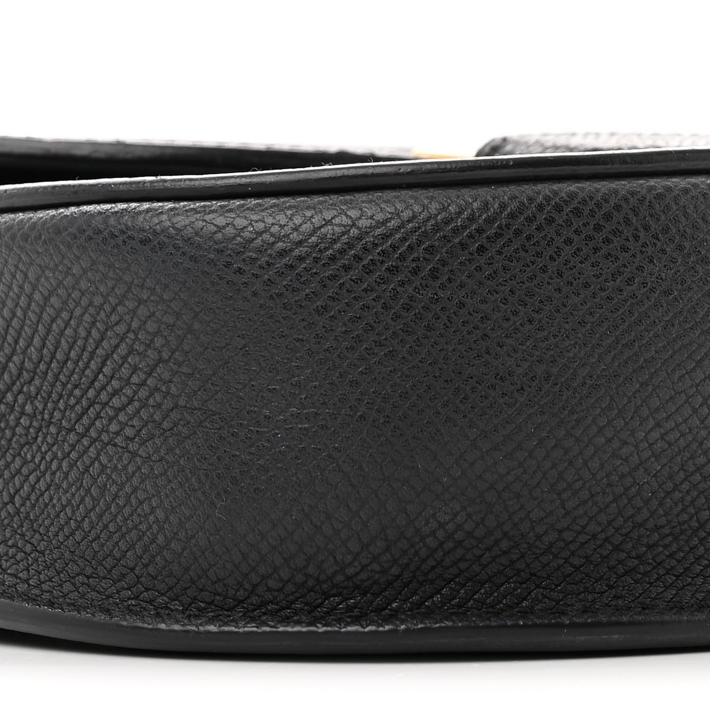 Grained Calfskin Small Trotteur Black