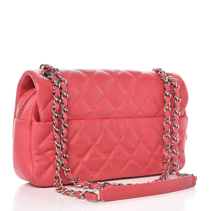 Chanel Caviar Quilted Medium Easy Flap Coral 4 of 7
