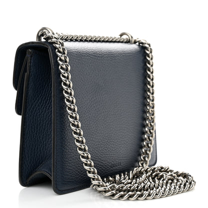 Gucci Dollar Calfskin Crystal Mini Dionysus Shoulder Bag Blue Agata Montana Sapphire 3 of 14