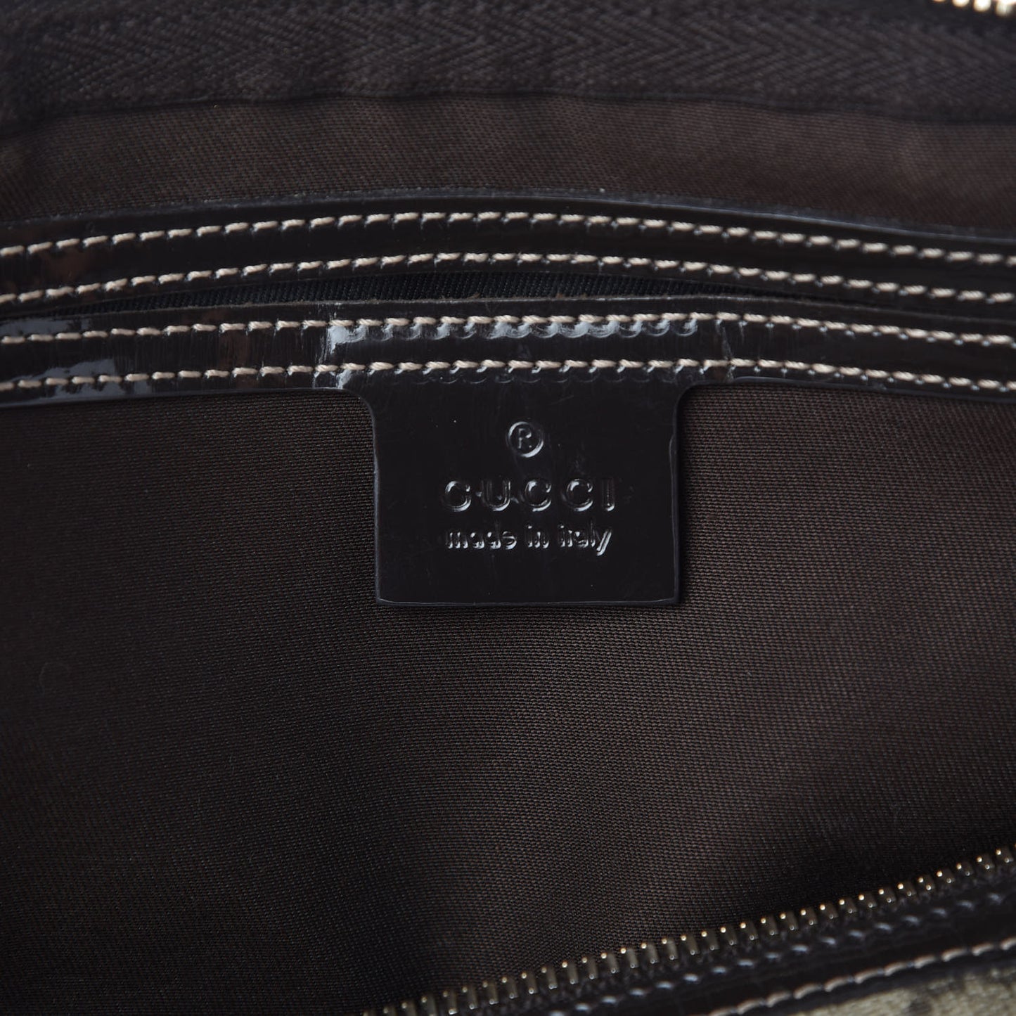 GG Plus Monogram Medium Joy Boston Dark Brown