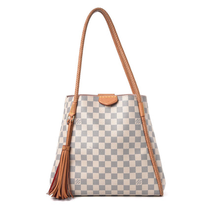 Louis Vuitton Damier Azur Propriano Rose Ballerine 1 of 19
