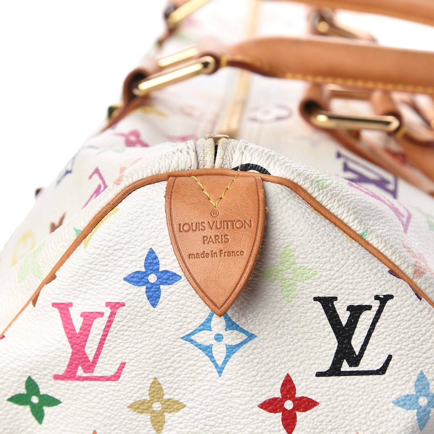 Monogram Multicolor Keepall 45 White