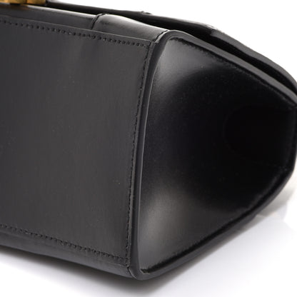Balenciaga Shiny Box Calfskin Small Hourglass Top Handle Bag Black 10 of 10