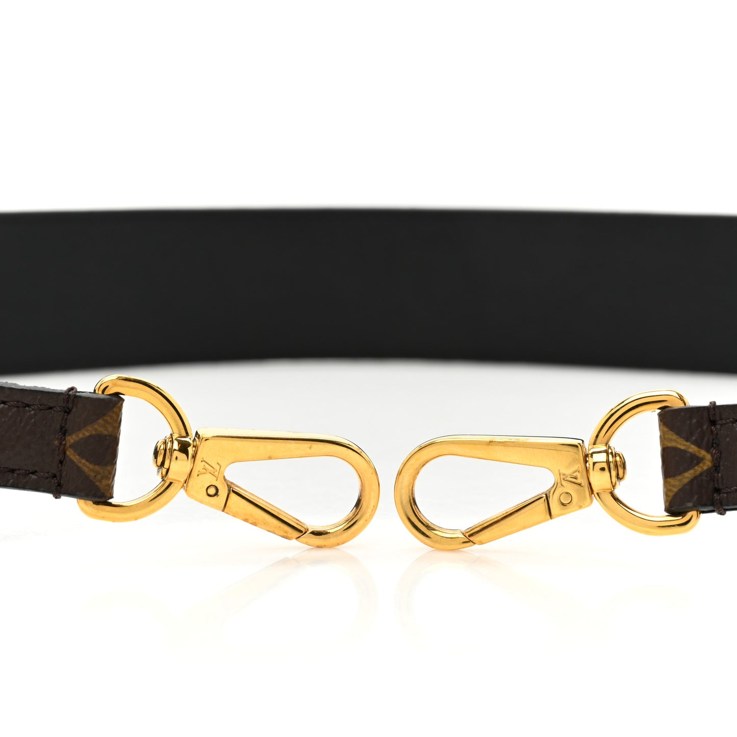 Monogram Adjustable Bandouliere Shoulder Strap Black