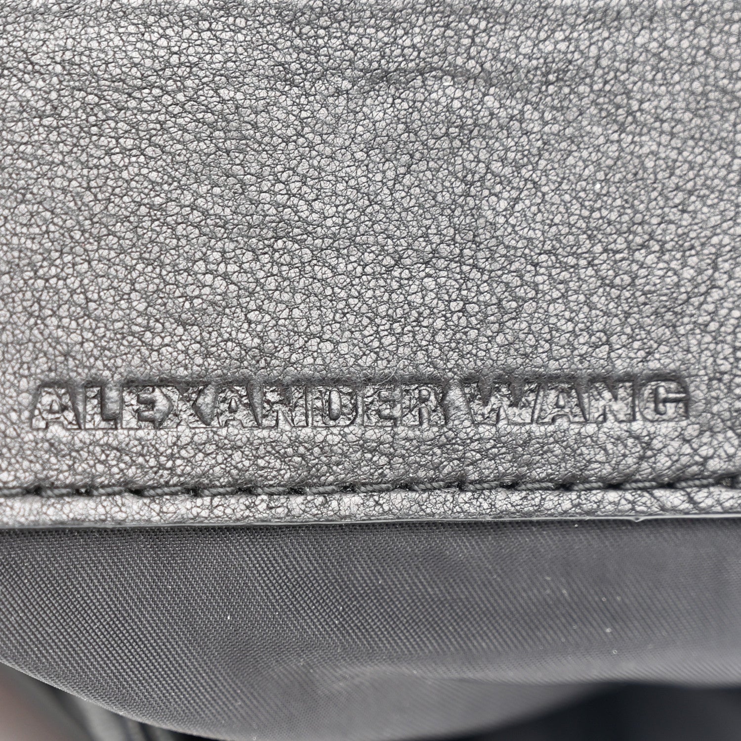 Alexander Wang Lambskin Marti Backpack Washed Black Rose Gold Hardware 6 of 10