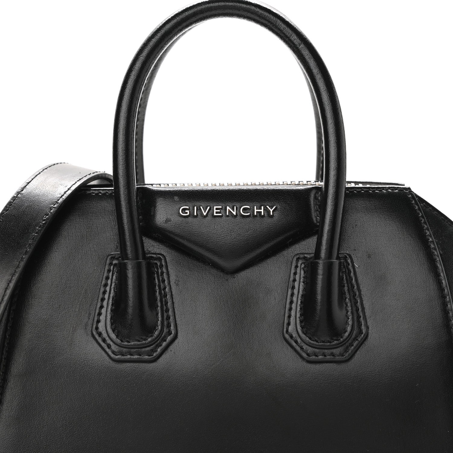 Givenchy Shiny Lord Calfskin Mini Antigona Black 8 of 12