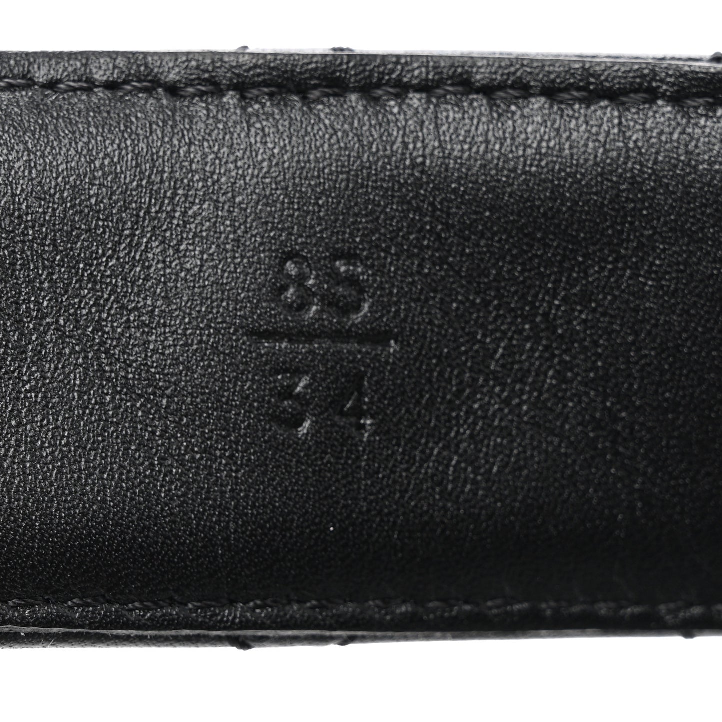 Calfskin Quilted CC Chain Belt 85 34 Black