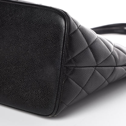 Chanel Caviar Quilted Medallion Tote Black 9 of 14