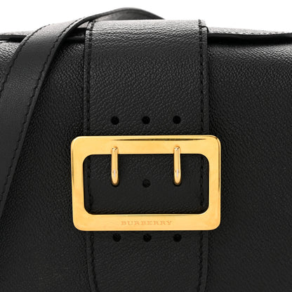 Burberry Soft Grain Calfskin Small Buckle Zip Bag Black 9 of 14