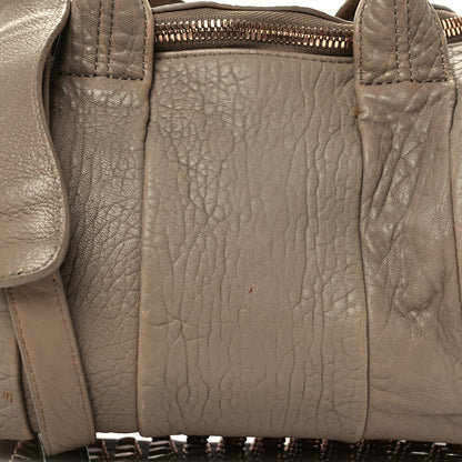 Alexander Wang Pebbled Lambskin Rockie Latte Rose Gold Hardware 7 of 14
