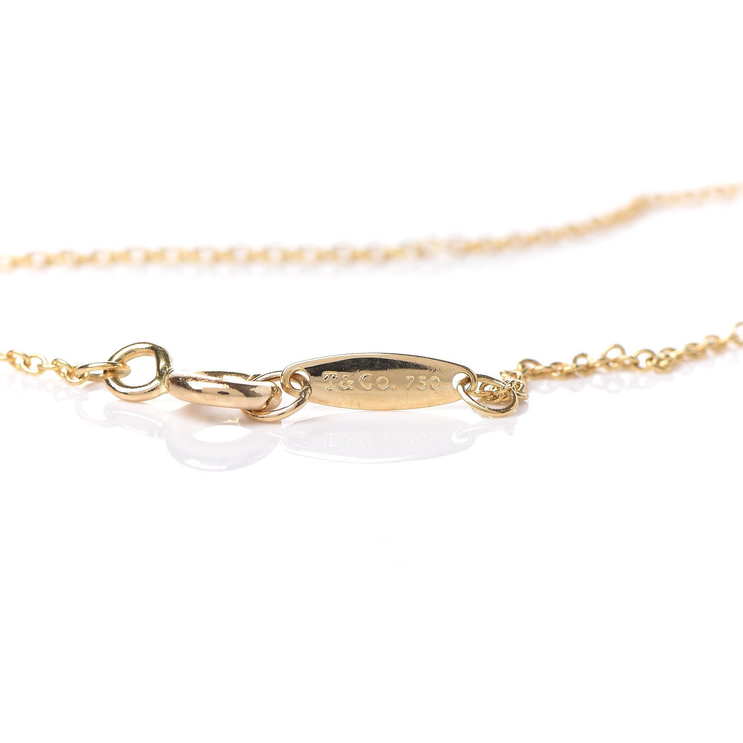 18K Yellow Gold Diamond .08ct Elsa Peretti Diamonds by the Yard Bracelet