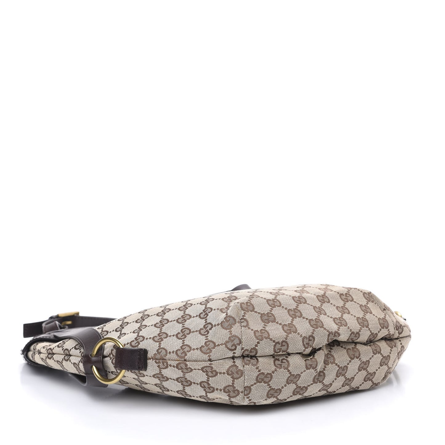 Monogram Half Moon Hobo Dark Brown