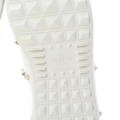 Valentino Garavani Calfskin Mens Rockstud Untitled Open Sneakers 43 White 6 of 10