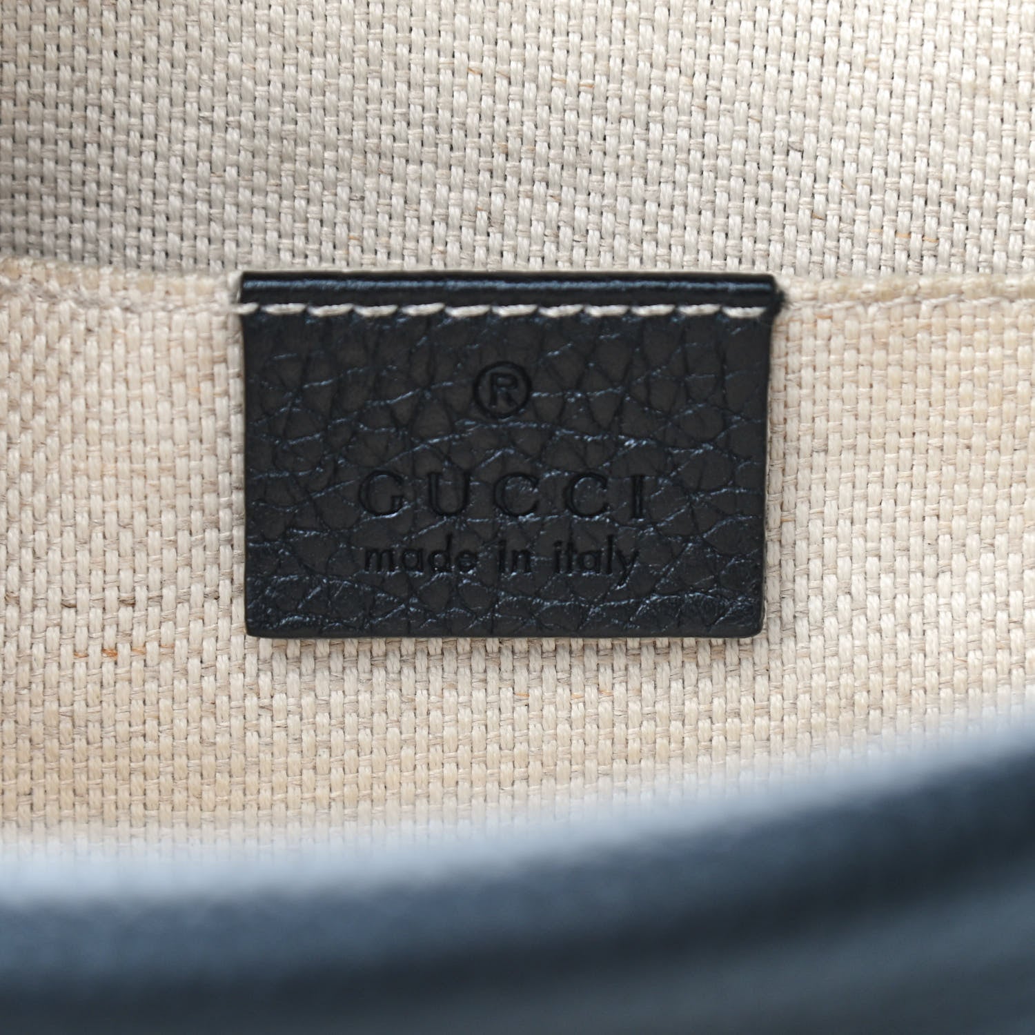 Gucci Pebbled Calfskin Small Soho Disco Bag Black 6 of 9