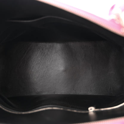 Balenciaga Signature Grained Calfskin Logo M Ville Top Handle Bag Rose Bubblegum Black 5 of 18