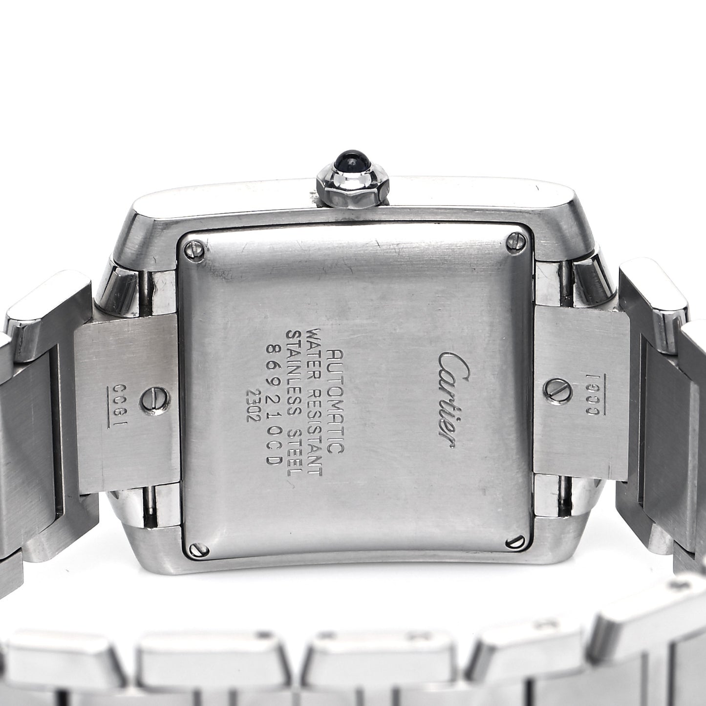 Stainless Steel 28mm Tank Francaise Automatic Watch