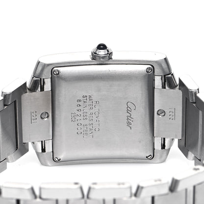 Cartier Stainless Steel 28mm Tank Francaise Automatic Watch 8 of 9