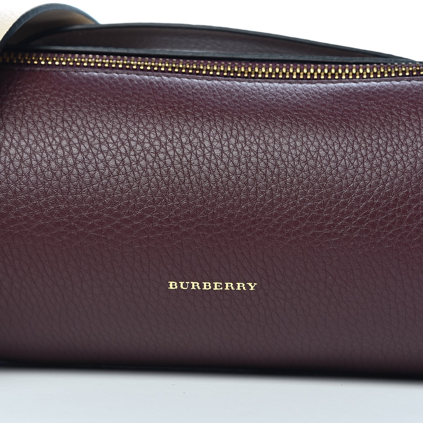 Calfskin The Barrel Bag Deep Claret Limestone
