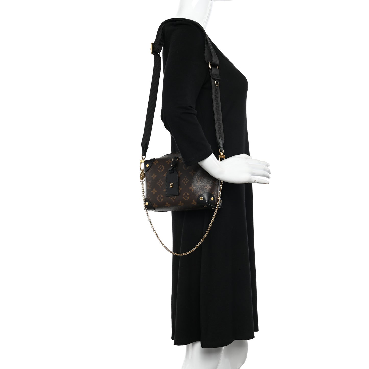 Monogram Petite Malle Souple Black