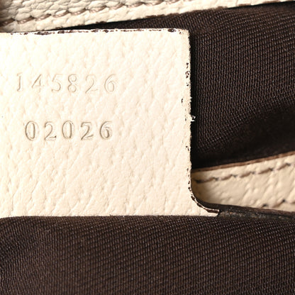 Gucci Monogram Creole Hobo Ivory 7 of 10