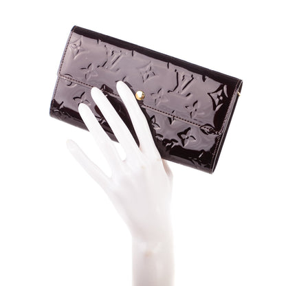 Louis Vuitton Vernis Sarah Wallet Amarante 2 of 8