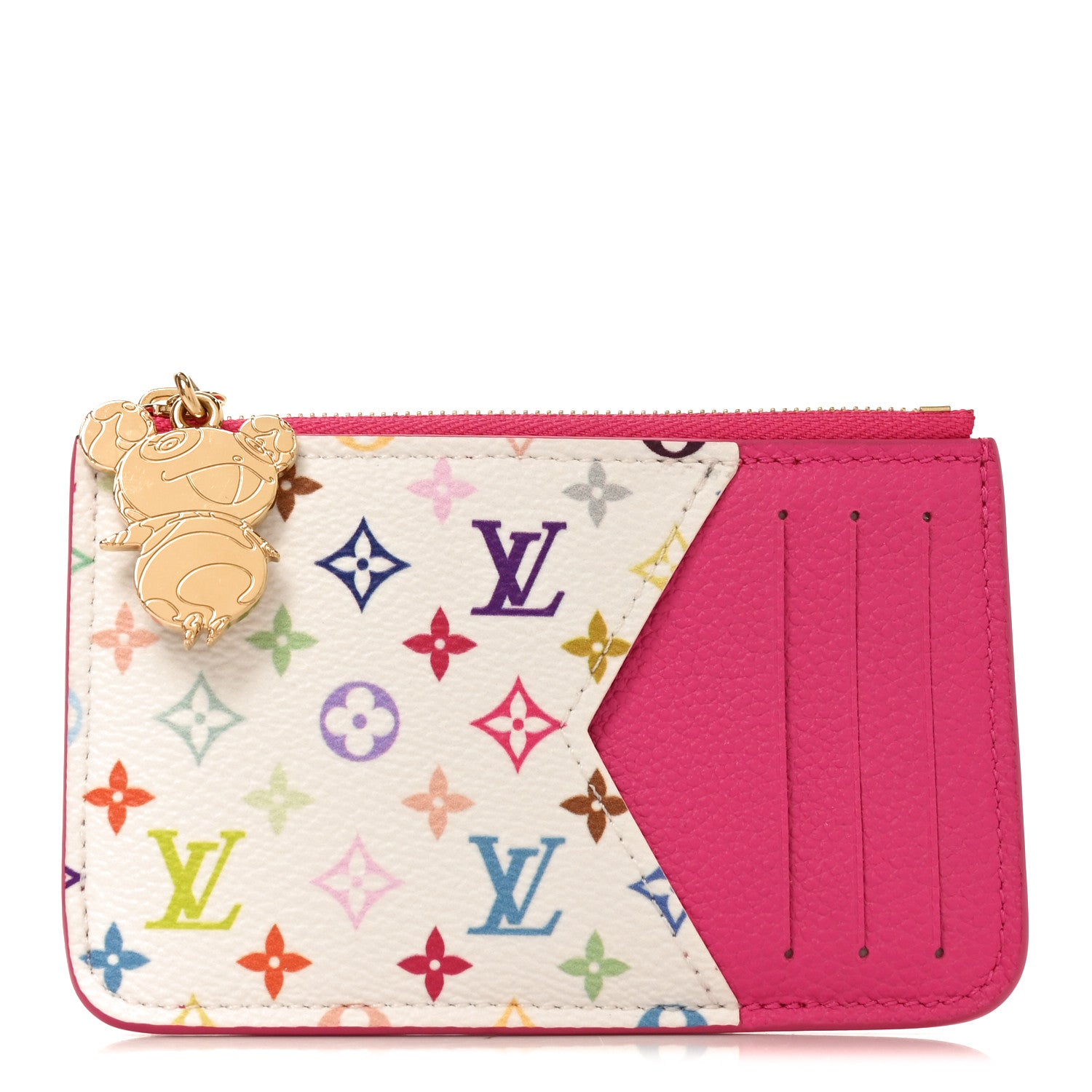 Louis Vuitton LV X TM Monogram Romy Card Holder Kawaii Pink 1 of 6