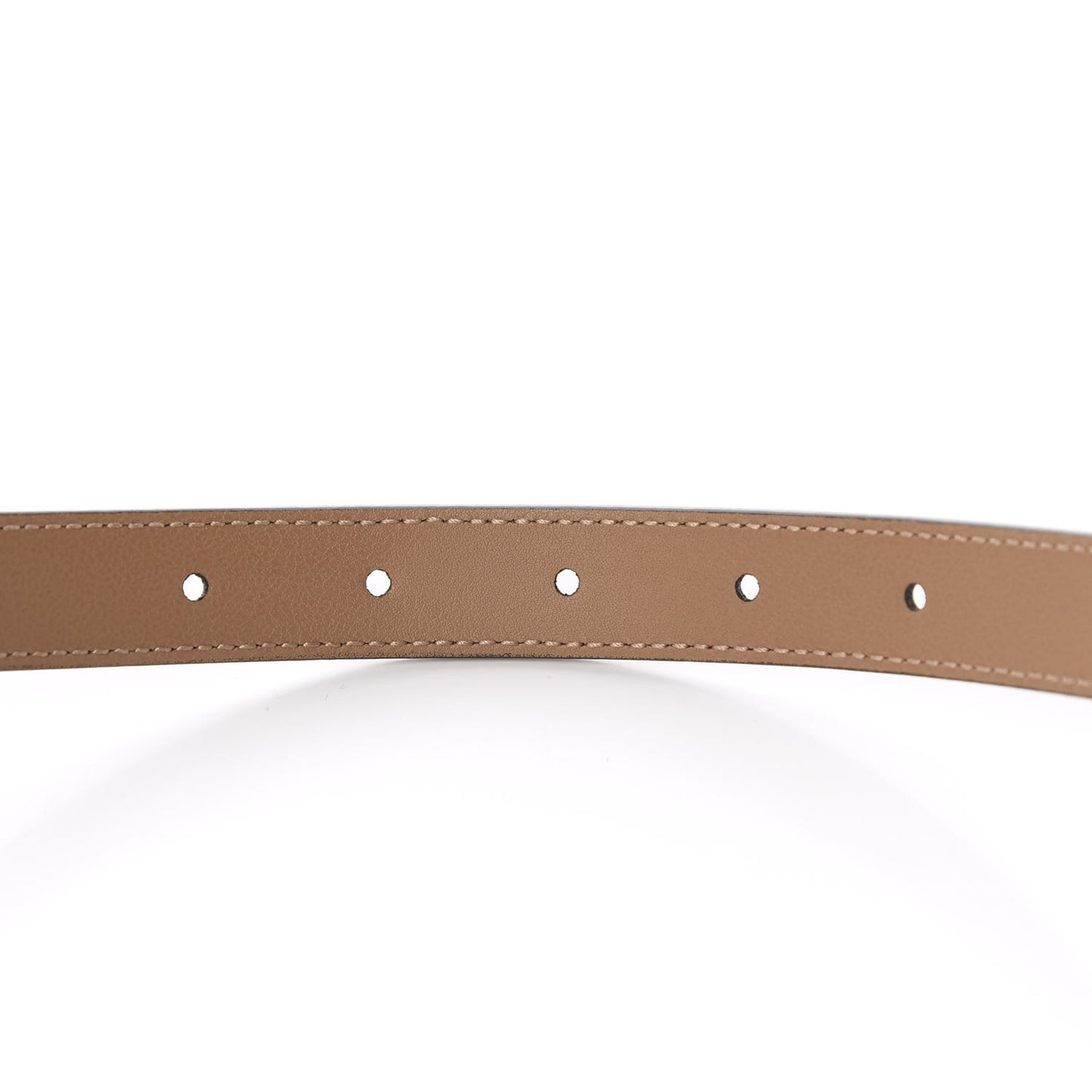 Moon Calfskin Double G 20mm Belt 75 30 Natural Tan