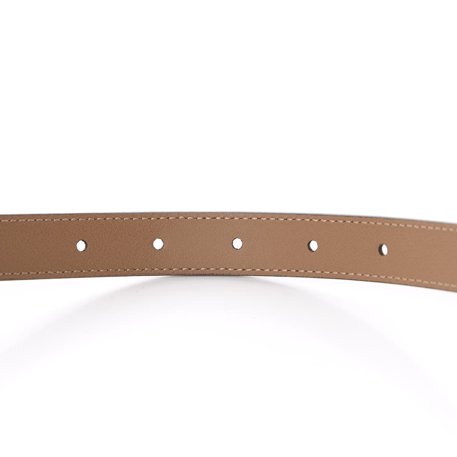 Gucci Moon Calfskin Double G 20mm Belt 75 30 Natural Tan 5 of 6