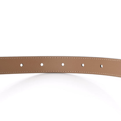Gucci Moon Calfskin Double G 20mm Belt 75 30 Natural Tan 5 of 6