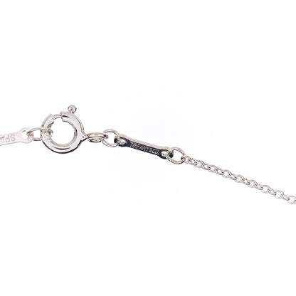 Tiffany Sterling Silver 16mm Elsa Peretti Open Heart Pendant Necklace 7 of 9