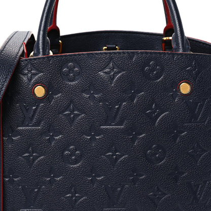 Louis Vuitton Empreinte Montaigne MM Marine Rouge 10 of 12