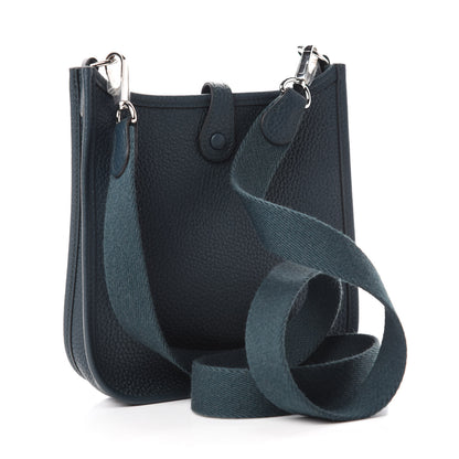 Hermes Taurillon Clemence Amazone Evelyne TPM Vert Cypress 3 of 11