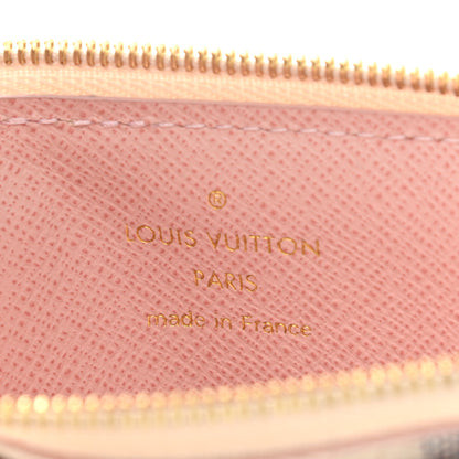 Louis Vuitton Damier Azur Recto Verso Card Holder Rose Ballerine 7 of 7