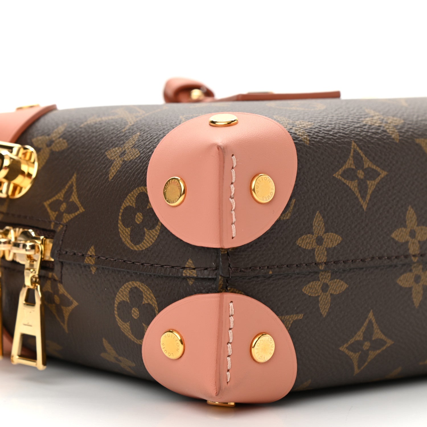 Louis Vuitton Monogram Petite Malle Souple Peach 8 of 9