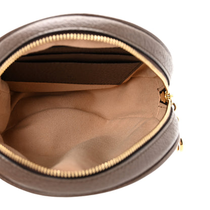 Gucci GG Supreme Monogram Web Ophidia Circle Wristlet Beige New Acero 5 of 12