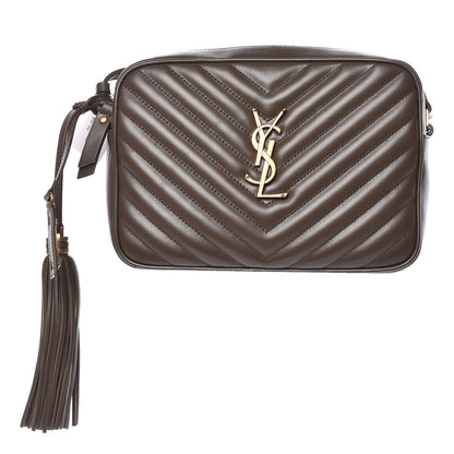 Saint Laurent Calfskin Matelasse Monogram Lou Camera Bag Faggio 1 of 9