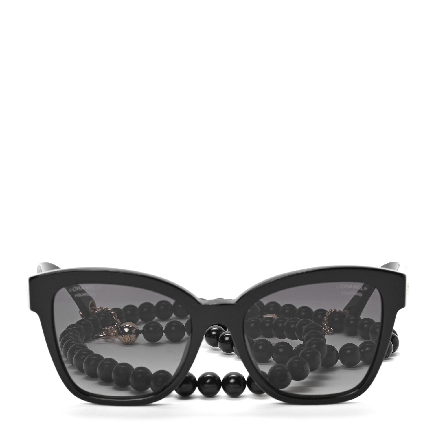 Chanel Acetate Chain Square Sunglasses 5487-A Black 2 of 6