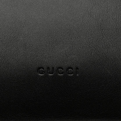 Gucci Calfskin Small Sylvie Wristlet Clutch Black 10 of 14