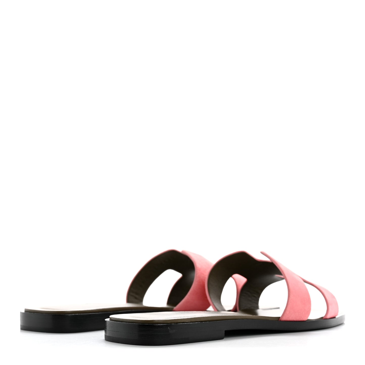 Suede Goatskin Oran Sandals 37.5 Rose Du Desert